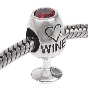 Sterling Silver 🩶 WINE Charm